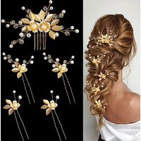 5pcs Fashion Crystal Luxury Hair Accessories Sweet Romantic Women Bride Party Wedding Accessories Jewelry Hair Clip Hair Comb