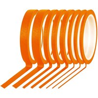 8 Rolls Colorful Thin Painters Masking Tape Total 176Yards 1/8 1/4 1/2 Inch Multi Width Pinstriping Tape For DIY Painting Craft