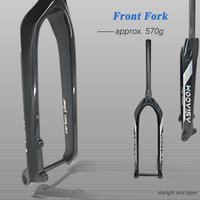 Thru axle110x15mm,Carbon MTB Rigid Fork Boost Mountain Bike Front Fork 26/27.5/ 29 er Carbon Disc Brake,Glossy