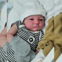 16.5" Open Eyes Levi Full Body Silicone Vinyl Reborn Dolls 3D Painted Can Take Bath Baby Toys For Kid's Gift Muñecas Reborn