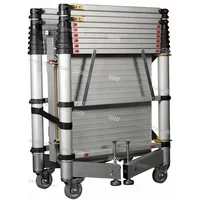 Hot 3 Telescopic Aluminum Mobile Tower Scaffold Ladder with CE Certificate
