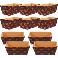 25pcs Paper Loaf Pans Set 8X4X2.5Inch Oil-Proof Heat-Resistant Disposable Trays For Baking Mini Loaf Pans Bakery Supplies