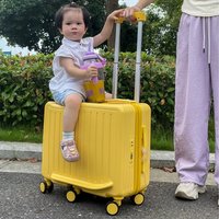 Children's Luggage Small Baby Walking Gadget Small Suitcase Boy Suitcase Can Ride Girl Good-looking password Trolley Case