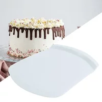 31X23 CM Large Cake Lifter Spatula Plastic Pizza Lifter Square Round Cake Mover Lifting Spatula Pastry Tools Cake Accessories