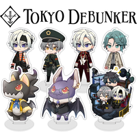 Hot Game TokyoDebunker Jin Kamurai Yuri Isami Jiro Kirisaki Tohma Ishibashi Leo Kurosagi Figure Acrylic Stand Keychains gifts