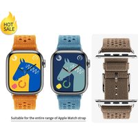 Tricot Single Tour Bleu Jean Bracelet Band For Iwatch Ultra 1 2 Apple Watch 10 9 8 7 6 42mm 46mm 41 45 49MM Strap