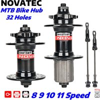 NOVATEC MTB Bike Hub 32 Holes 8 9 10 11 Speed Mountain Bicycle Bearing Hubs D481SBT D482TSBT Bike Parts for HG Cassette 11V