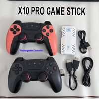 X10 Pro Rechargeable Controller Game Stick 4K S905x3 Retro Video Game Console 128G TV Gaming Consola