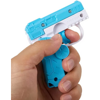 Creative 2 in 1 Decompression Fidget Spinner Gun Funny Fidget Toys Automatic Rebound Mini Gun Toy Children Stress Relief Gifts