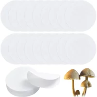 50Pcs Synthetic Filter Discs 90 MM Laboratory Quantitative Ashless Filter Paper Medium Speed Wide Mouth Size Funnel Filters