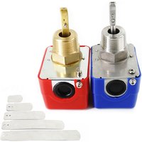 G1 HFS-25 Automatic Stainless Steel Paddle Water Flow Switch Liquid Controller Valve Sensor 1 Inch 1/2 3/4 12V to AC220V