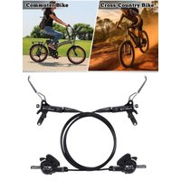 AliExpress NONE IIIPRO Ultralight Mountain Bike 4 Piston Hydraulic Disc Brake Set 850mm/1550mm CNC Oil Pressure High-quality Brake Handle