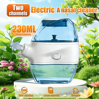Negative Pressure Nasal Irrigator Electric Nasal Irrigator with Wastewater Collector Adjustable Water Outlet Relieves Rhinitis