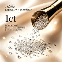 Lose Diamanten Großhandel D VVS1 Top Melee Laborgezüchtete Diamanten 0,8mm~4,0mm 1ct Labor-Diamanten HPHT CVD VVS-VS Fabrikpreis