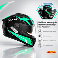 DOT 3C Safety Approved Dual Visor Full Face Helmet For BMW Cruiser And ATV Lightweight Impact Resistant Anti Scratch Motorcycle Headgear With Neck Cover Ventilated Interior Comfort Fit Protective