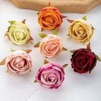 10/20pcs Artificial Flower Rose Wreath Party Decora Home Room Outdoor Yard Arch Wedding Bouquet Mother's Day Diy Gifts Canfy Box