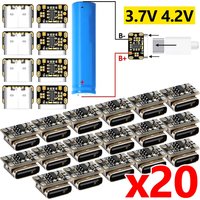 1-20PCS Mini Lithium Battery Charging Board Module 3.7V 4.2V 18650 Lithium Battery Charger Protection Board Type-C Interface