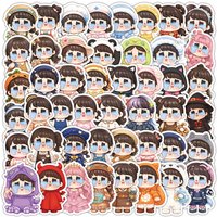 50/100Pcs Cute Anime Crybaby Doodle Stickers, Self-Adhesive Waterproof, DIY Scrapbook, for Phone Laptop File Folder Storage Box