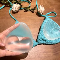Reusable Silicone Bra Pads – Seamless Push-Up Inner Pads for Women | Hypoallergenic, Ideal for Biki