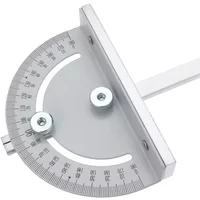1 Pc Angle Ruler Mini Table Saw Circular Router Miter Gauge DIY T-slot Design Woodworking Machines Angle Ruler Measuring Tools