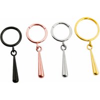 G23 Titanium Septum Piercing Nose Ring Clicker Ear Cartilage Tragus Helix Daith Earrings Hoops 16G Hinged Segment Body Jewelry
