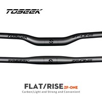 TOSEEK ZF-ONE Full Carbon Fiber Handlebars MTB Bike Handlebar 31.8mm Bicycle Mountain Bars Parts 580mm - 760mm