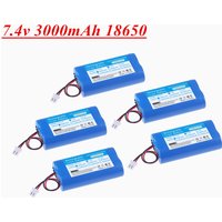 7.4V 3000mAh Rechargeable lithium battery For megaphone speaker Bluetooth Power Bank accessories RC toys parts 2S 18650 battery