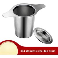 Mates 304 Stainless Steel Double-ear Tea Leak Household Double-handle Tea Filter Tea Filter Tea Set Accessories Mate Infuser Bar