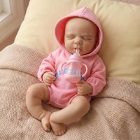 NPK 12-inch Pascale Mini Full Solid Silicone Squishy Doll Super Soft Elastic Cute Small Size Lifelike Reborn Bebe Toy
