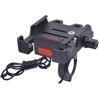 AliExpress TOOPRE ebike Phone Holder Motorcycle Mount USB Charger for ATV and Snowmobile Full Metal Design 30W Output QC 3 0 Supported