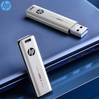 HP 256GB High Speed USB3.2 Flash Drive 32GB 64GB 128GB High Speed Sticks External Storage Metal Pen Drive For PC Desktop