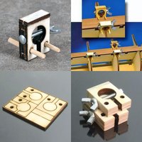 Hobby Model Building Assembly Tools Wooden Ship Model Building Clamps for Auxiliary Bonding of Wooden Scale Model Kit