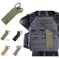 Tactical Molle Medical Scissors Pouch Flashlight Knife Holster EMT Holder Outdoor Hunting Accessories EDC Tool Bag
