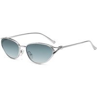 Retro Mode Metall Ovale Sonnenbrille Damen Herren Vintage Punk Kleiner Rahmen UV400 Sonnenbrillen Markendesigner Eyewear