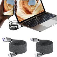 Magnetic 65W Type C to Type C Fast Charging Cable USB C To Type C Portable Data Cable for iPhone 15 ProMax Huawei Xiaomi Samsung