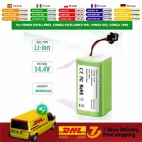 Oryginalna wymienna bateria 14,4 V 2600 mAh do Conga Excellent 990 1090 1790 1990 Deebot N79S N79 DN622 Robovac 11 Tesvor X500