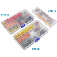 Bulk Pack of Breadboard Wires - 140/560/840 Pieces Breadboard Dedicated Jumper Wires Connection Cables in Box for Electronics Pr