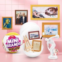 Zuru Mini Brands Create Blind Ball Masterpiece Paintings Collectible Surprise Toy Desktop Decor For Kids And Art Collectors
