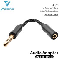Audio Cable Balanced Cord 4.4mm to 3.5mm male to female for computer MP3 Power amplifier Headphones 2.5mm 3.5mm 4.4mm