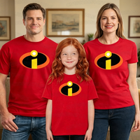 Summer The Incredibles Kids Shirt Family Shirt Vacation Tee Short Sleeved Kid's Adult Parent-child Surfing Beach T-Shirt