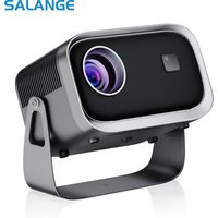 Salange Mini Projector P28B Home Theater Android 11 BT5.2 WIFI Free-Style Placement Projection Support Smartphone Same Screen