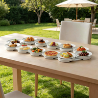 360 ° Tragbarer Drehbarer Speisenteller für Esstisch, Küche, Esszimmer und Partys