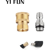 Car Wash Accessories 1/4 Inch Quick Connection For High Pressure Washer Water Gun M14 Adapter For Snow Foam Lance Spray Nozzle