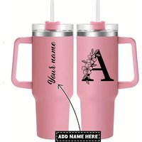 Personalized 40oz Tumbler with Name Custom Mother's Day Gifts Tumbler Metal Stainless Steel Vacuum Thermal Coffee Tea Mug