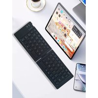 Portable wireless foldable keyboard, Type-C charging, ultra-thin multi-functional Bluetooth laptop tablet keyboard