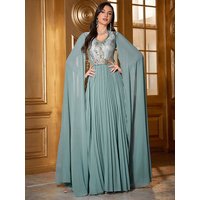 TOLEEN Summer women's patchwork embroidered lace capelet sleeve dress - fashionable fitted slimming long dress for formal events