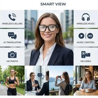 AliExpress Conathod Unisex AI Smart Glasses for Business Travel Cycling Sports Driving Hands-Free Calls Stereo Music Playback Fashion Tech Eyewear