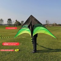 Creative Triangular Kite with Long Tail Micro Breeze Is Easy to Fly and Very Easy to Operate. Outdoor Beach Sports Toys for Adults and Children