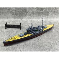 Diecast 1/1000 Scale King George V British Battleship Alloy Ship Model Classic Static Display Model Boy Gift Toy