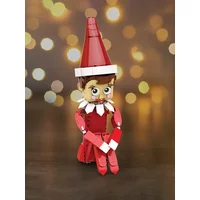 474pcs MOC Elf The Shelf Seasonal Christmased Model Building Blocks Construction Assemble DIY Idea Christmas Gift Toys Birthday